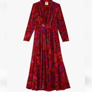 Farm Rio !!! long sleeves maxi dress